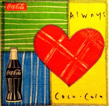 002 Coca Cola - 3-ply - (red/yellow)